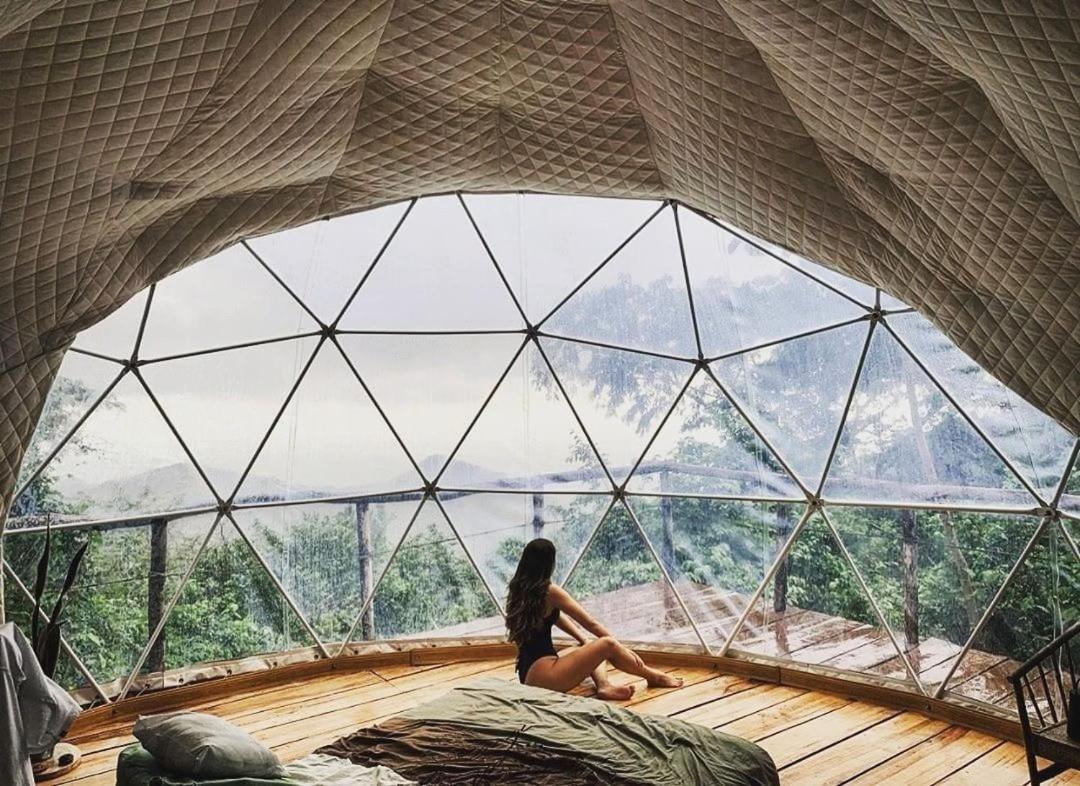 Miramar Domos Mirador Romantic Private Honeymoon Glamping מראה חיצוני תמונה
