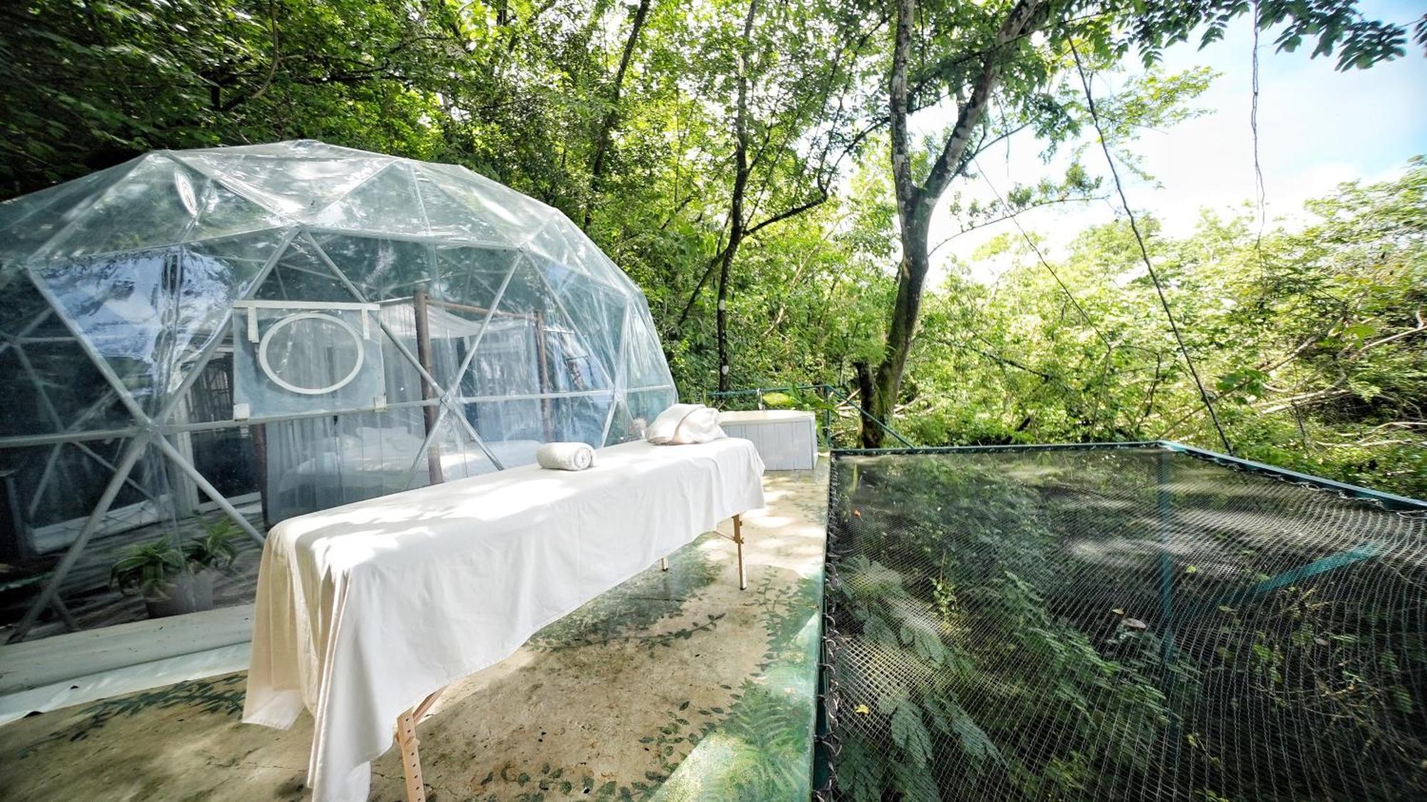 Miramar Domos Mirador Romantic Private Honeymoon Glamping מראה חיצוני תמונה